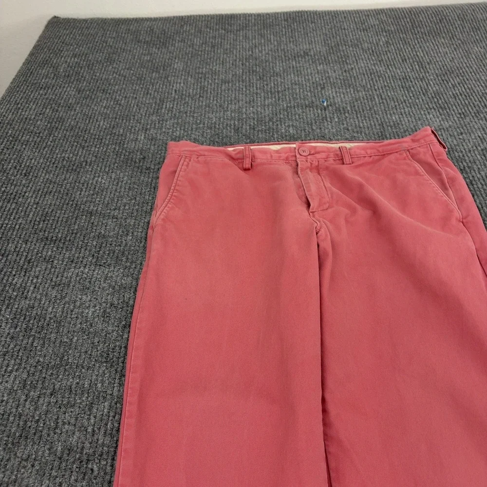 J Crew Pants Mens 34 Pink Cotton Broken In Chino Casual Classic Style Preppy